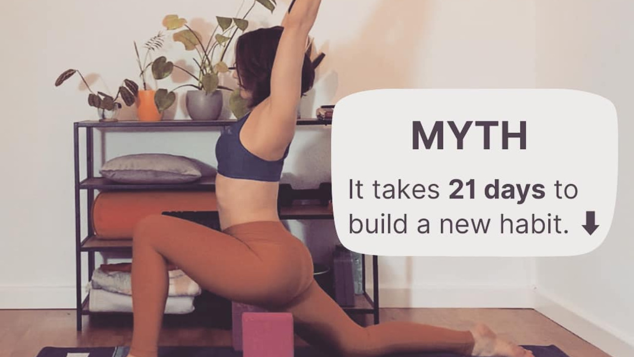 Myth: It takes 21 days to build a new habit